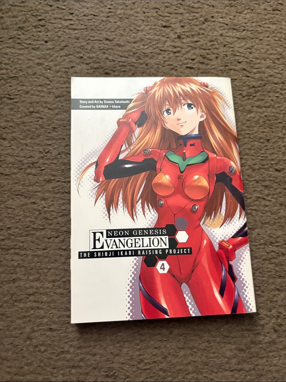 Neon Genesis Evangelion Volume 4 Manga - Asuka in Red Plug Suit